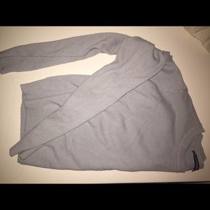Brandy Melville blue cropped long sleeved shirt.